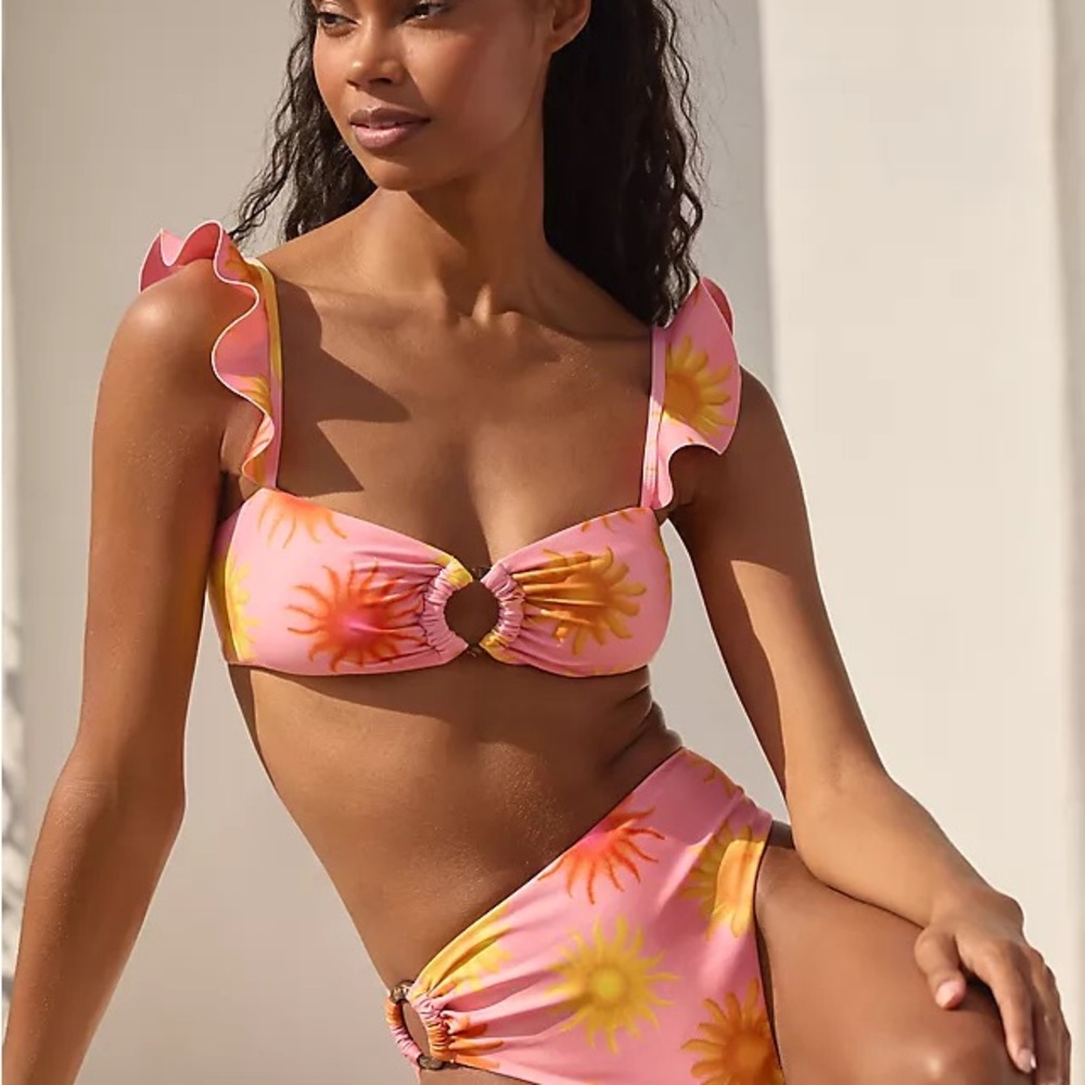 Farm Rio x Anthropologie Sun Swim Set Size S